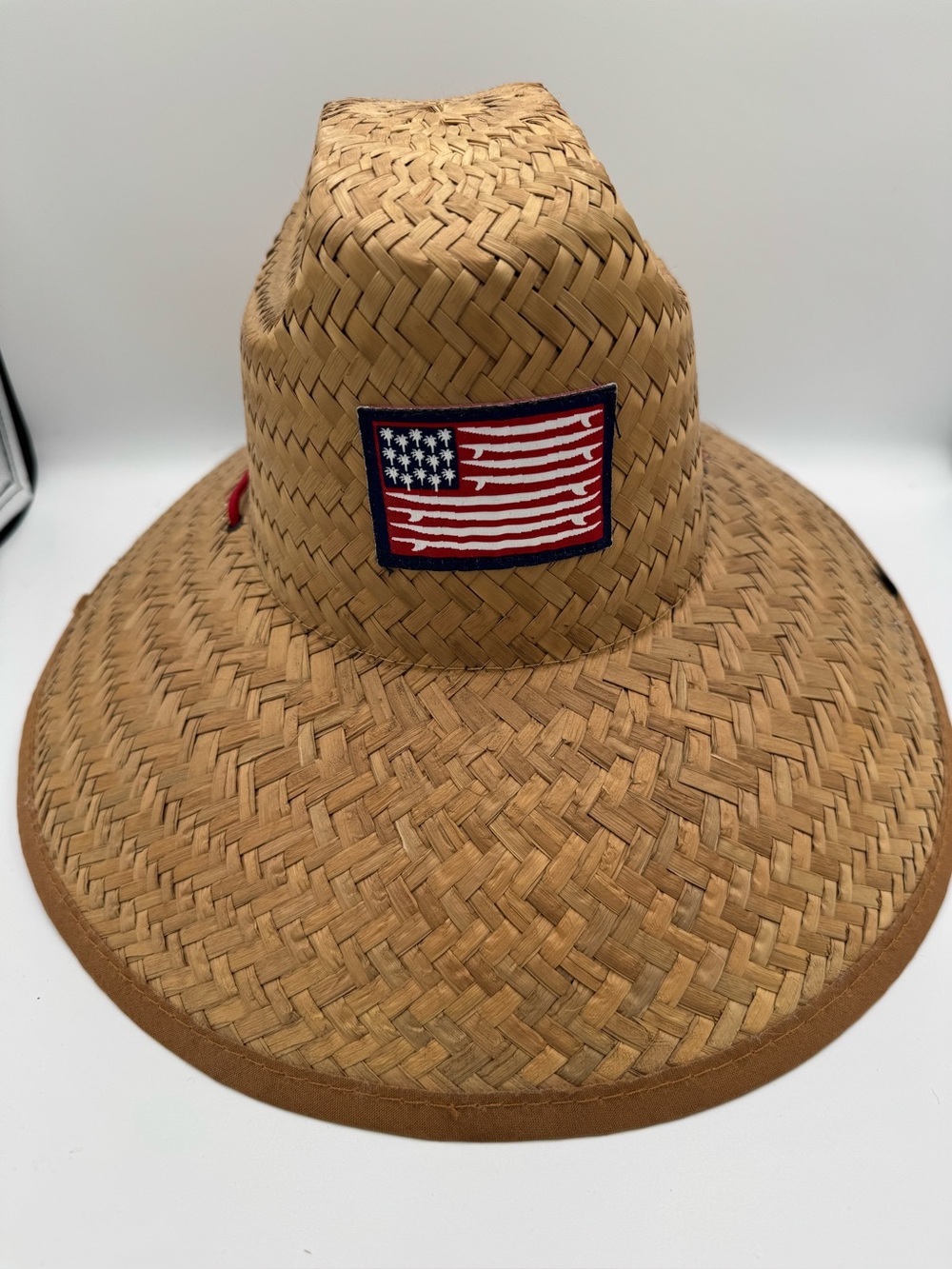 Sōlfish 🇺🇸 American Flag Sunhat with Surfboards in the red/white design
